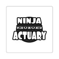 Ninja Actuary - Square Stickers