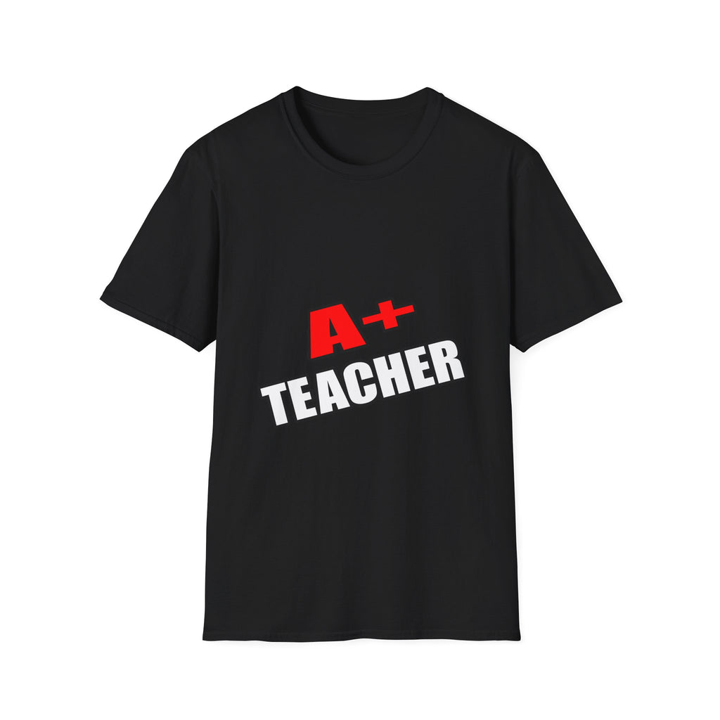 a plus teacher - Unisex Softstyle T-Shirt