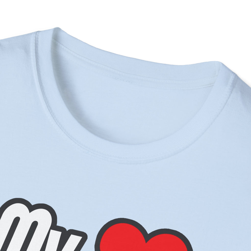 My Heart Belongs To A Doctor - Unisex Softstyle T-Shirt