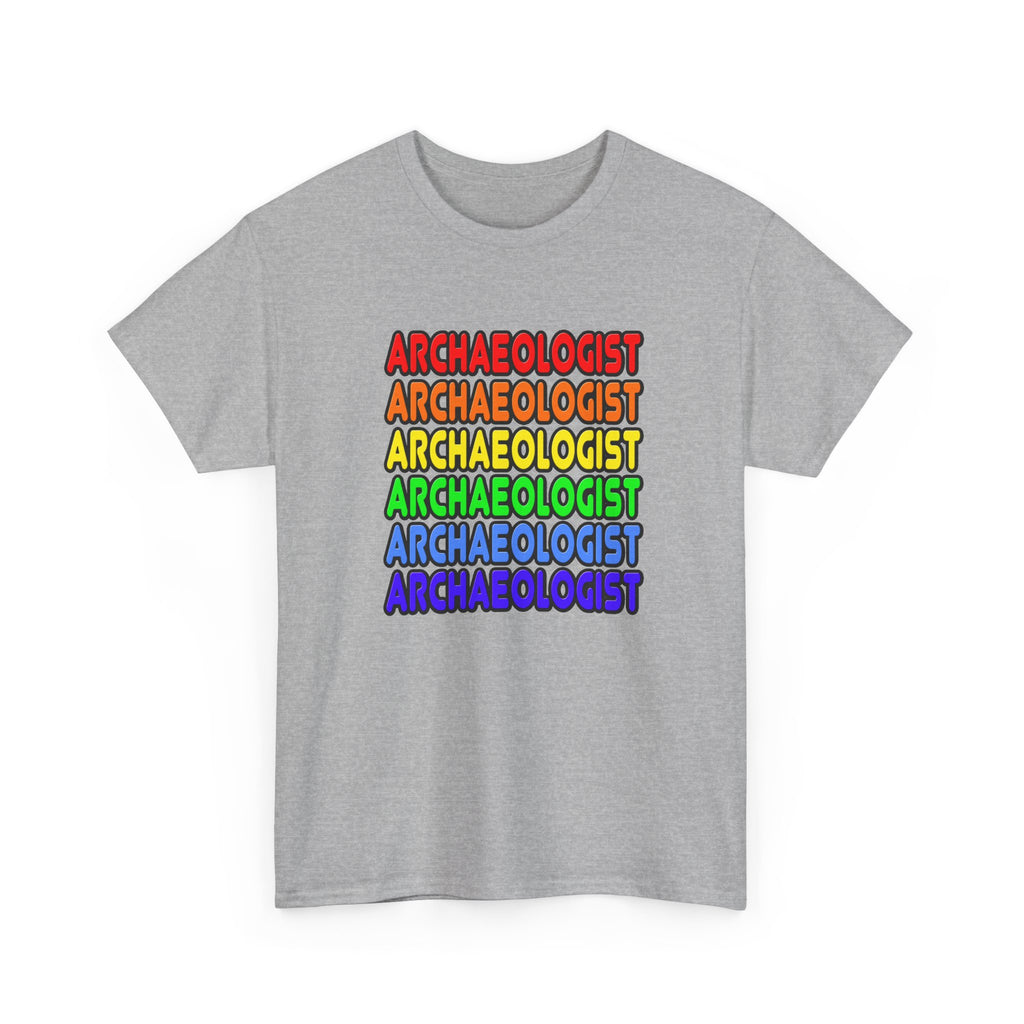 Rainbow Archaeologist - Unisex Heavy Cotton Tee