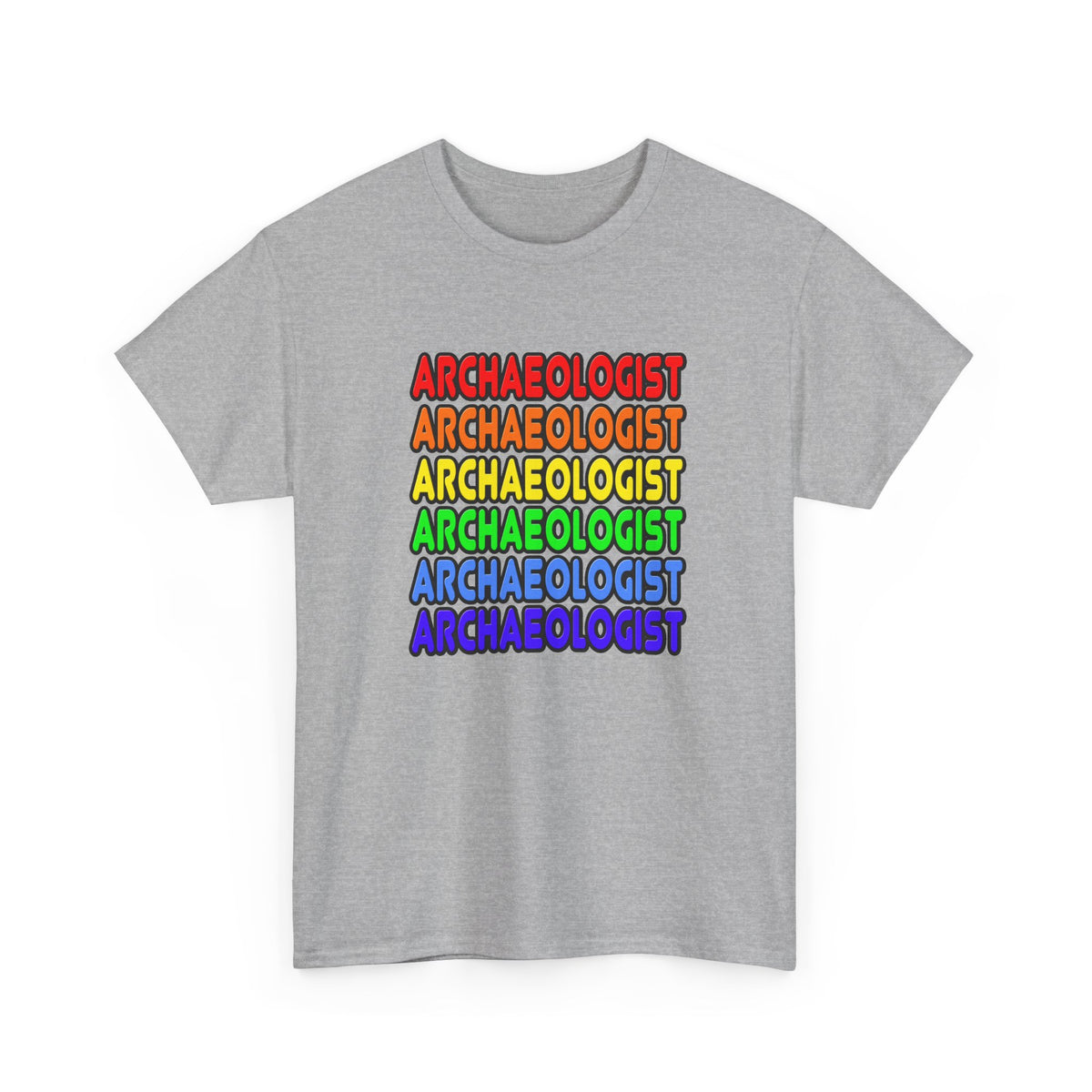 Rainbow Archaeologist - Unisex Heavy Cotton Tee