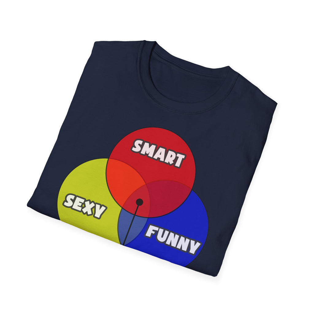 Venn Diagram .. Chemical Engineers - Unisex Softstyle T-Shirt