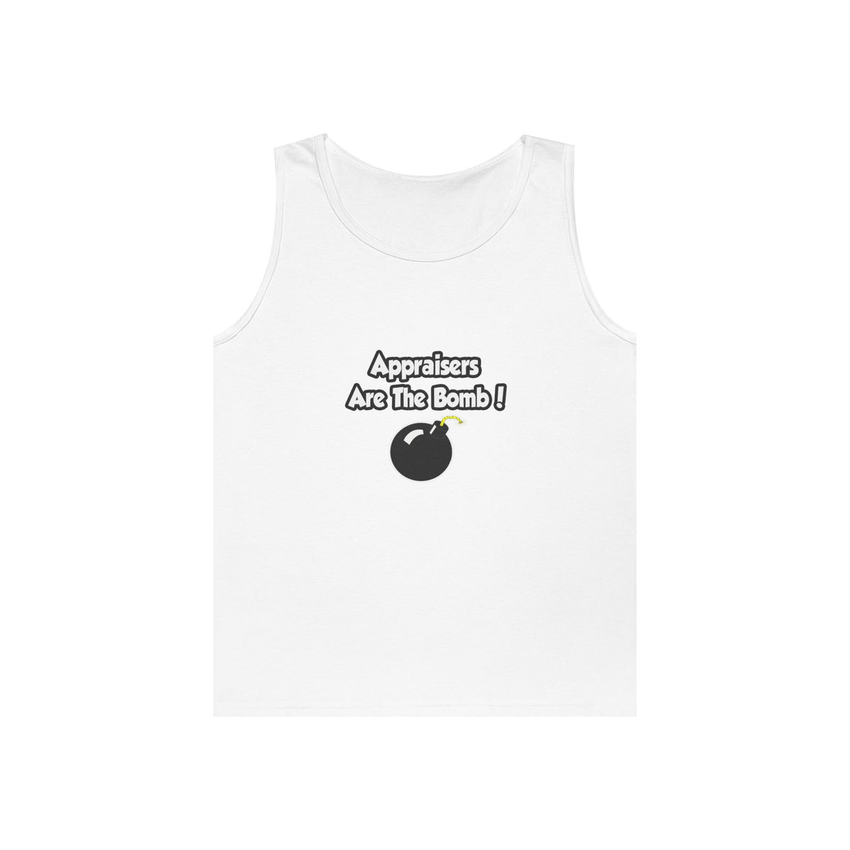 Appraisers Are The Bomb! - Unisex Heavy Cotton Tank Top