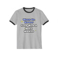 Wake Up Happy .. Sleep With Nurse Midwife - Unisex Cotton Ringer T-Shirt