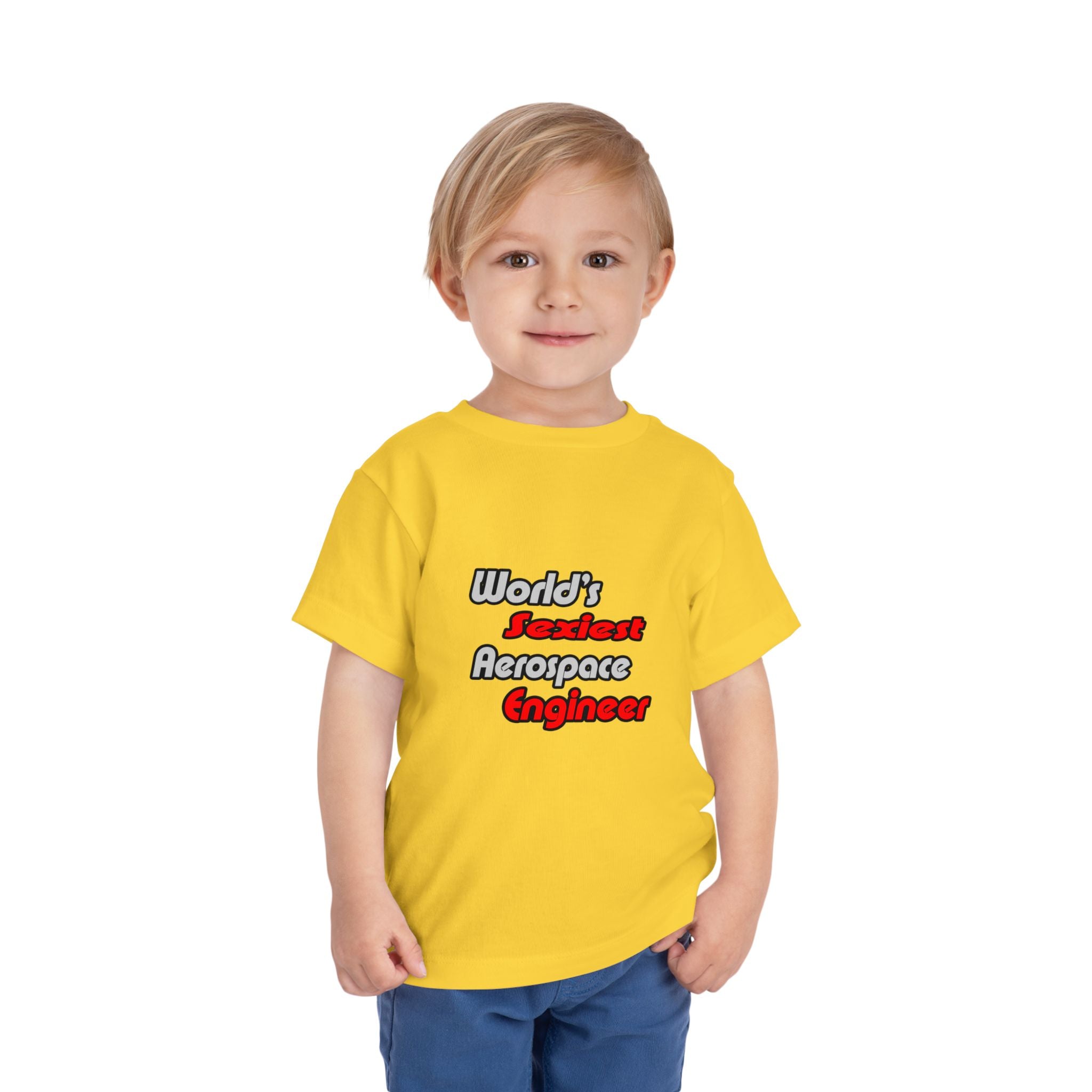 World's Sexiest Aerospace Engineer - Toddler Short Sleeve Tee
