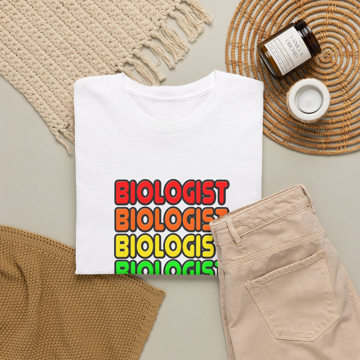 Rainbow Biologist - Unisex Heavy Cotton Tee