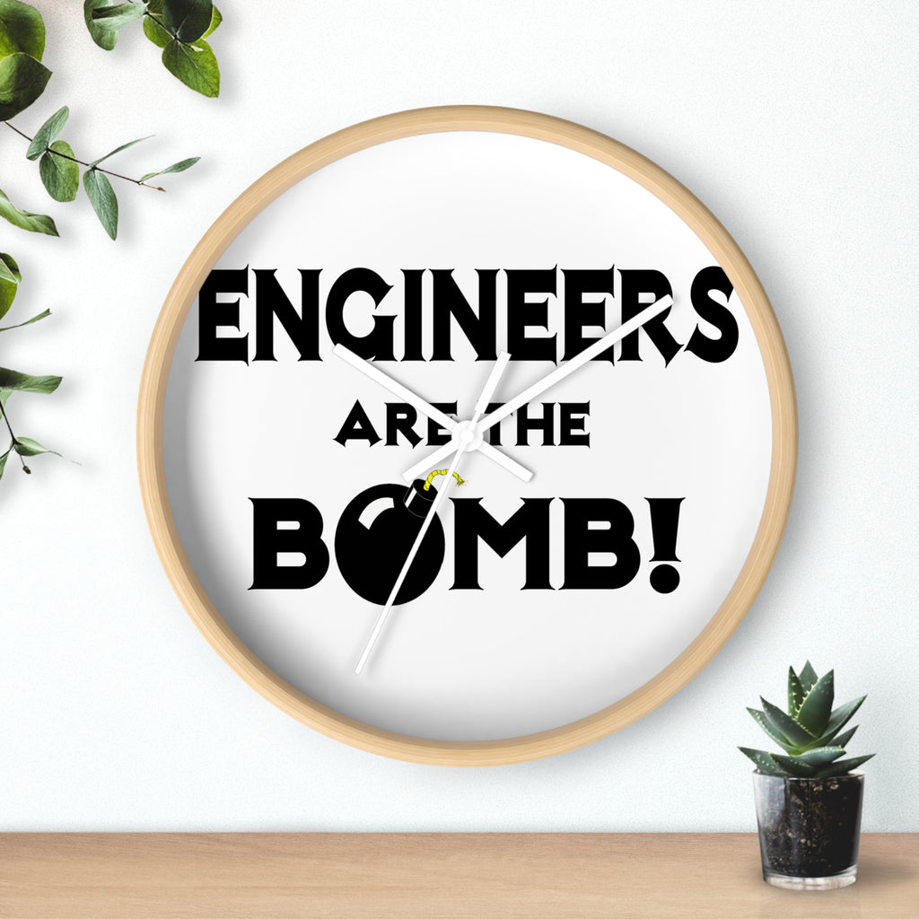 Engineers Are The Bomb! (2) - Wall Clock