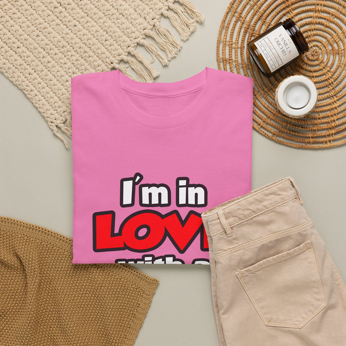 I'm In Love With A Firefighter - Unisex Heavy Cotton Tee