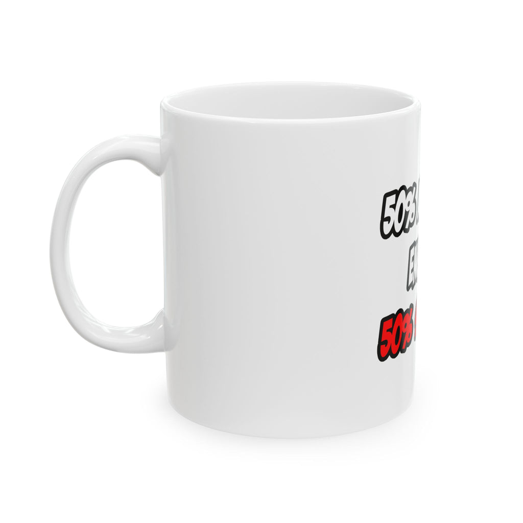 Half Aerospace Engineer...Half Superhero - Ceramic Mug, (11oz, 15oz)