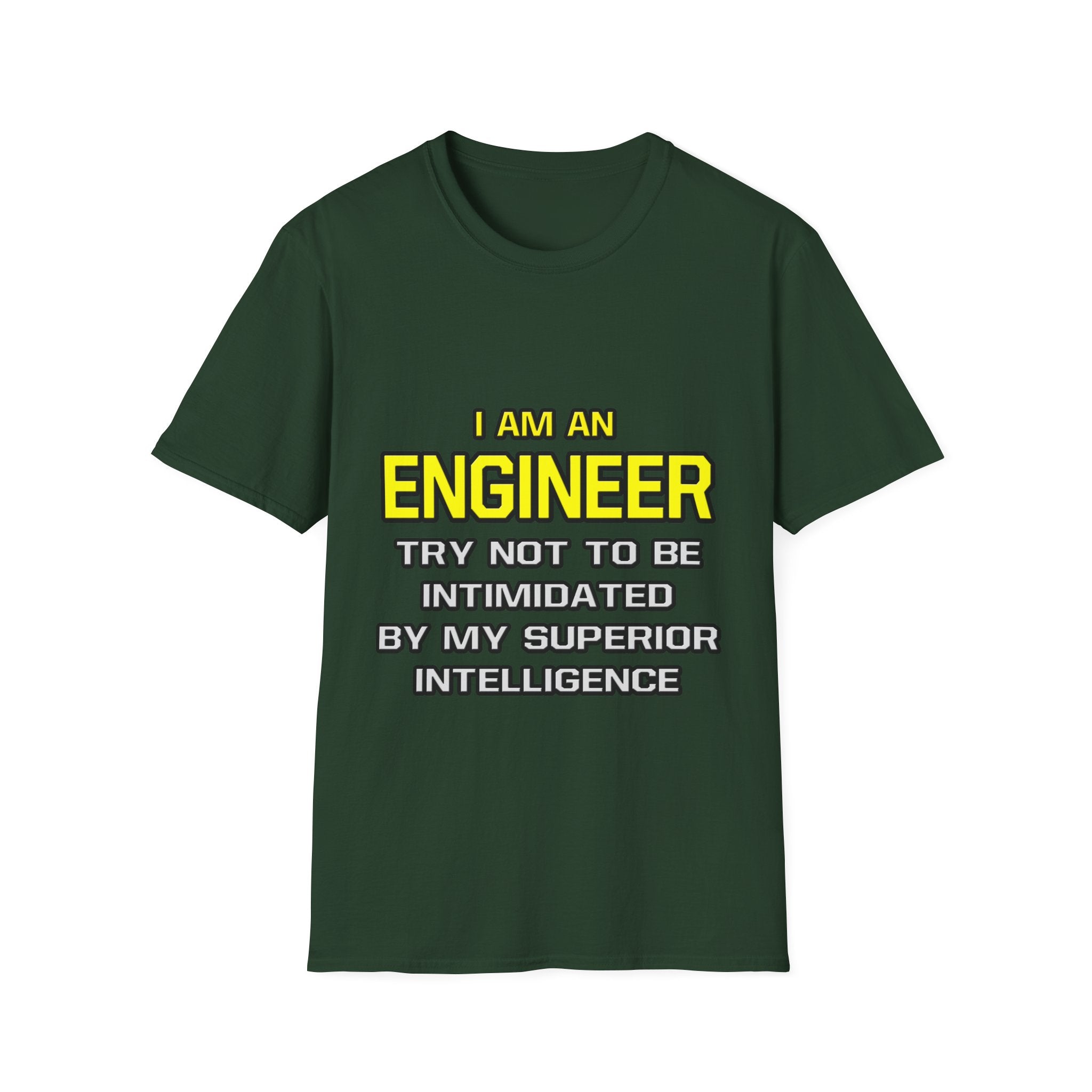 Engineer...Superior Intelligence - Unisex Softstyle T-Shirt