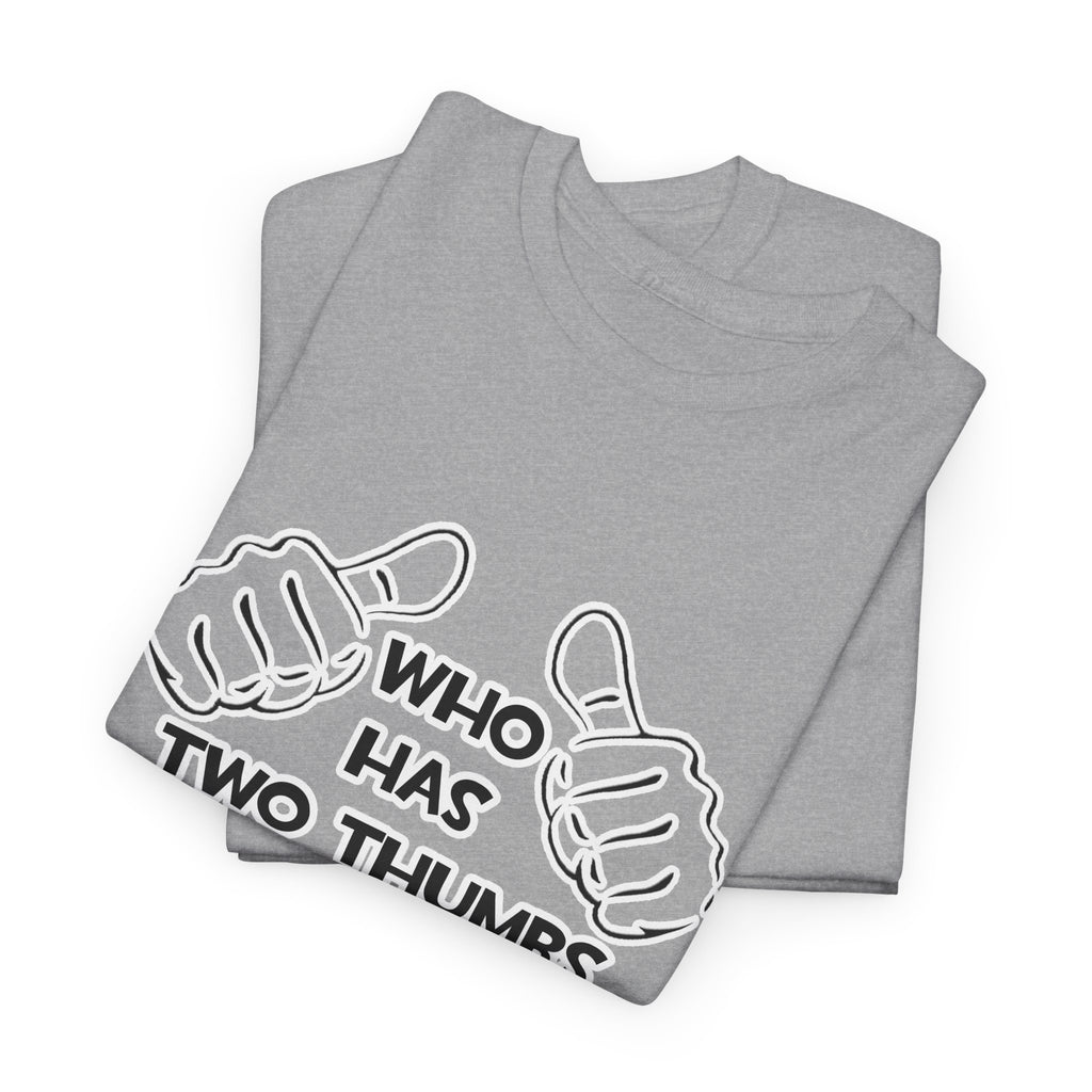 Two Thumbs and Loves Farming - Unisex Heavy Cotton Tee