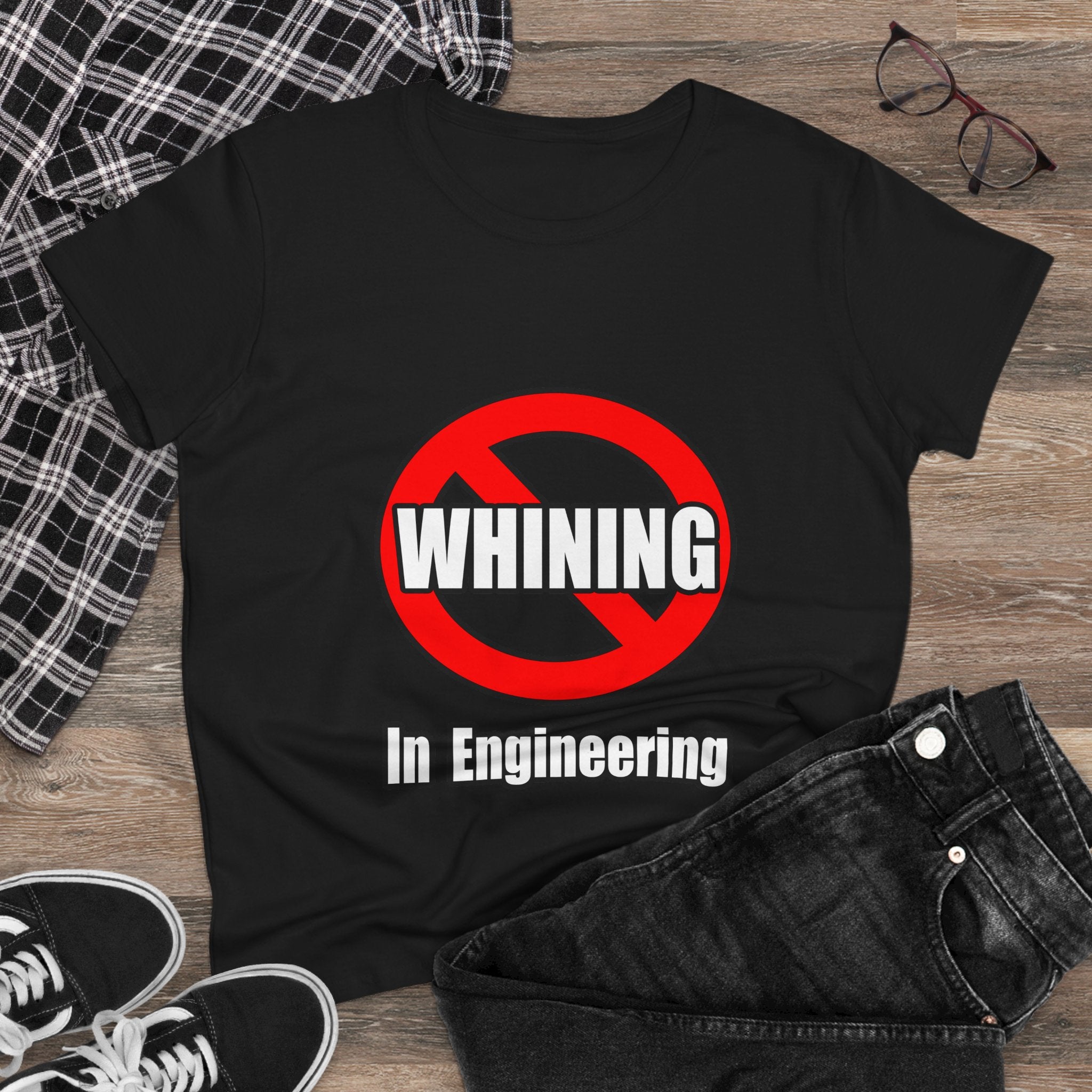 No Whining In Engineering (2) - Women's Midweight Cotton Tee
