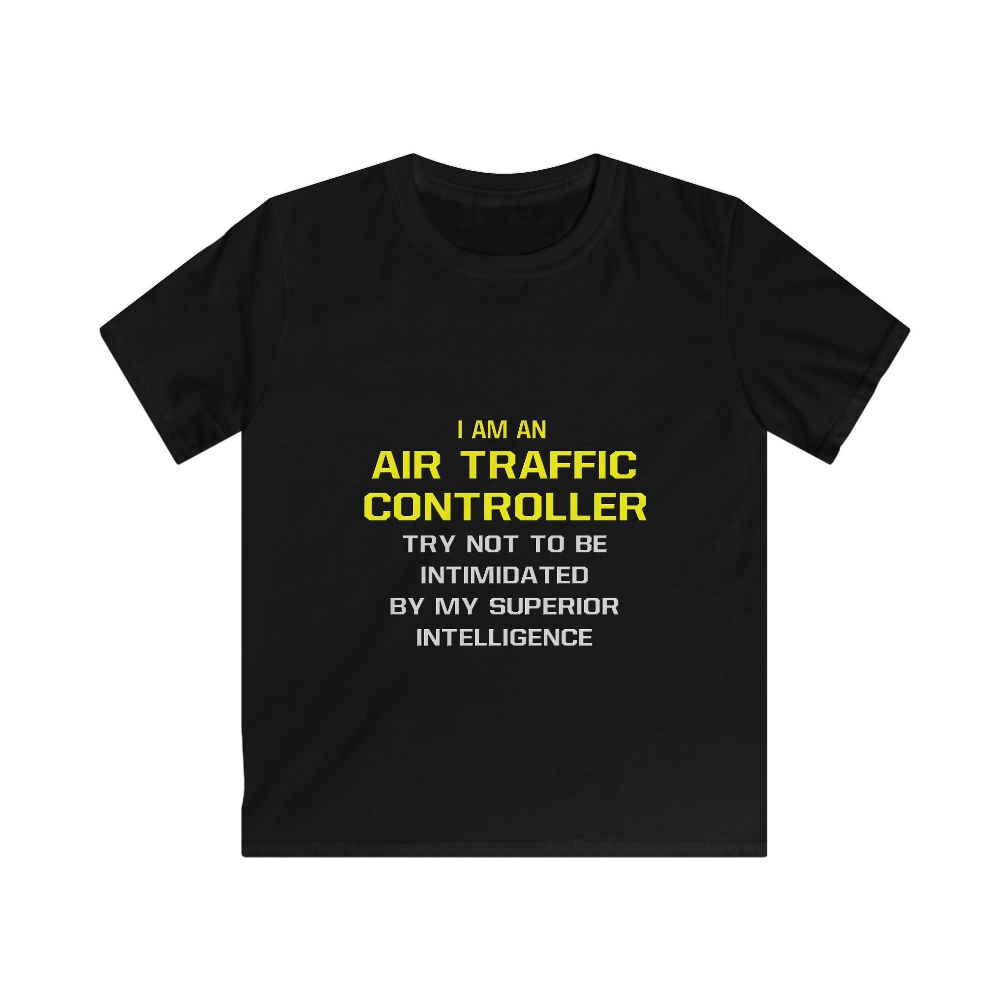 Air Traffic Controller...Superior Intelligence - Kids Softstyle Tee