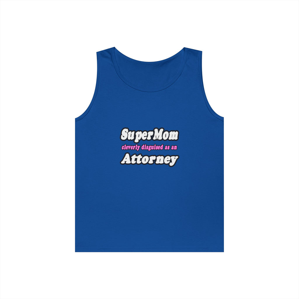 SuperMom Attorney - Unisex Heavy Cotton Tank Top