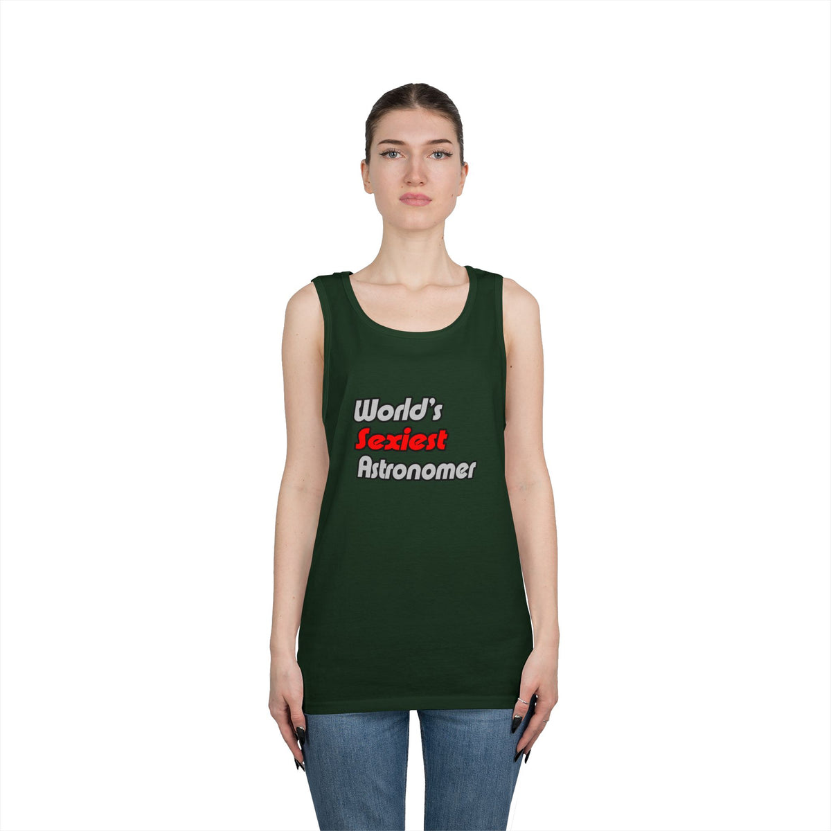 World's Sexiest Astronomer - Unisex Heavy Cotton Tank Top