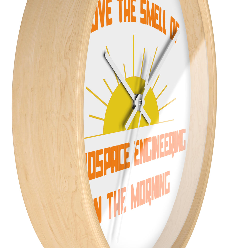 Smell of Aerospace Engineering in the Morning - Wall Clock