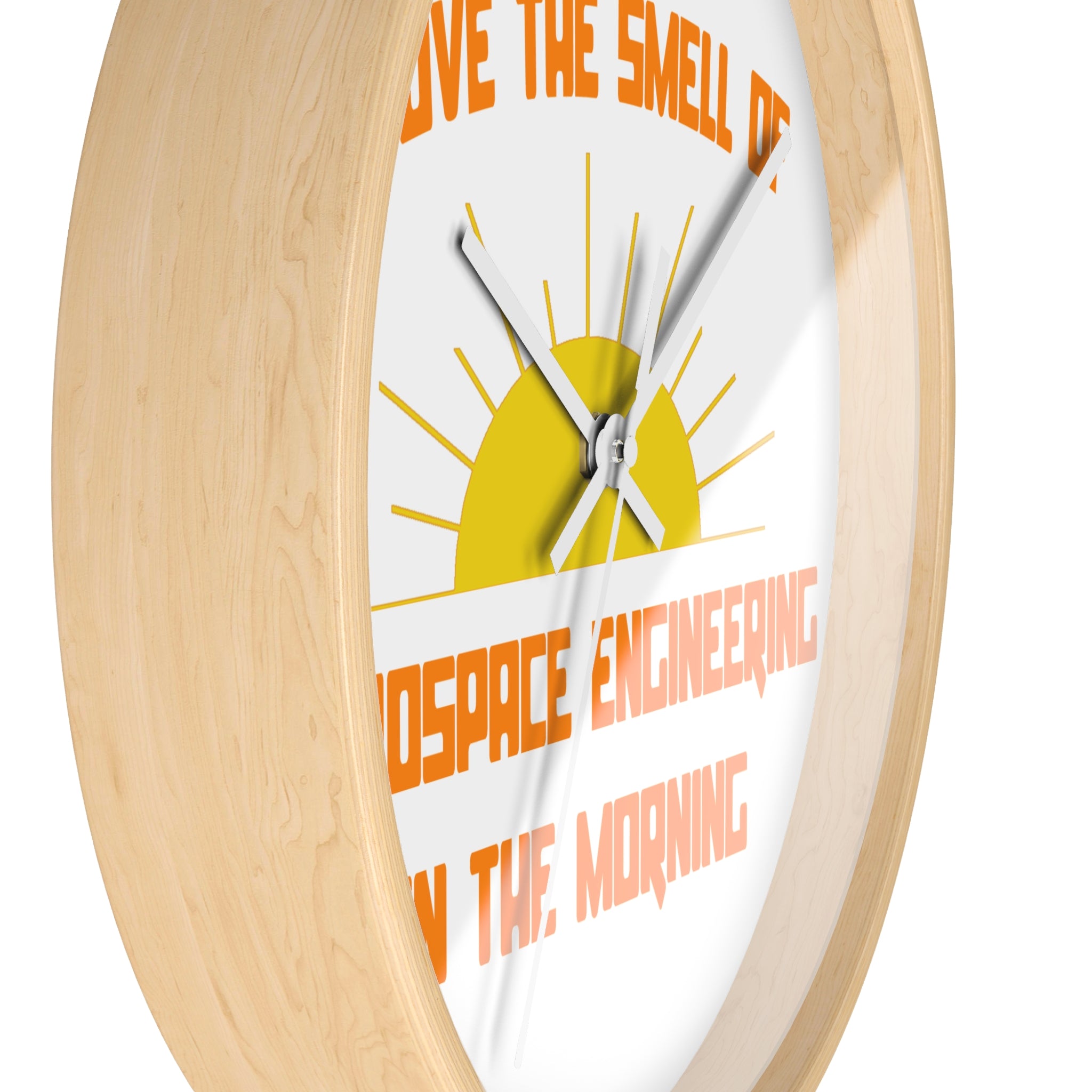Smell of Aerospace Engineering in the Morning - Wall Clock