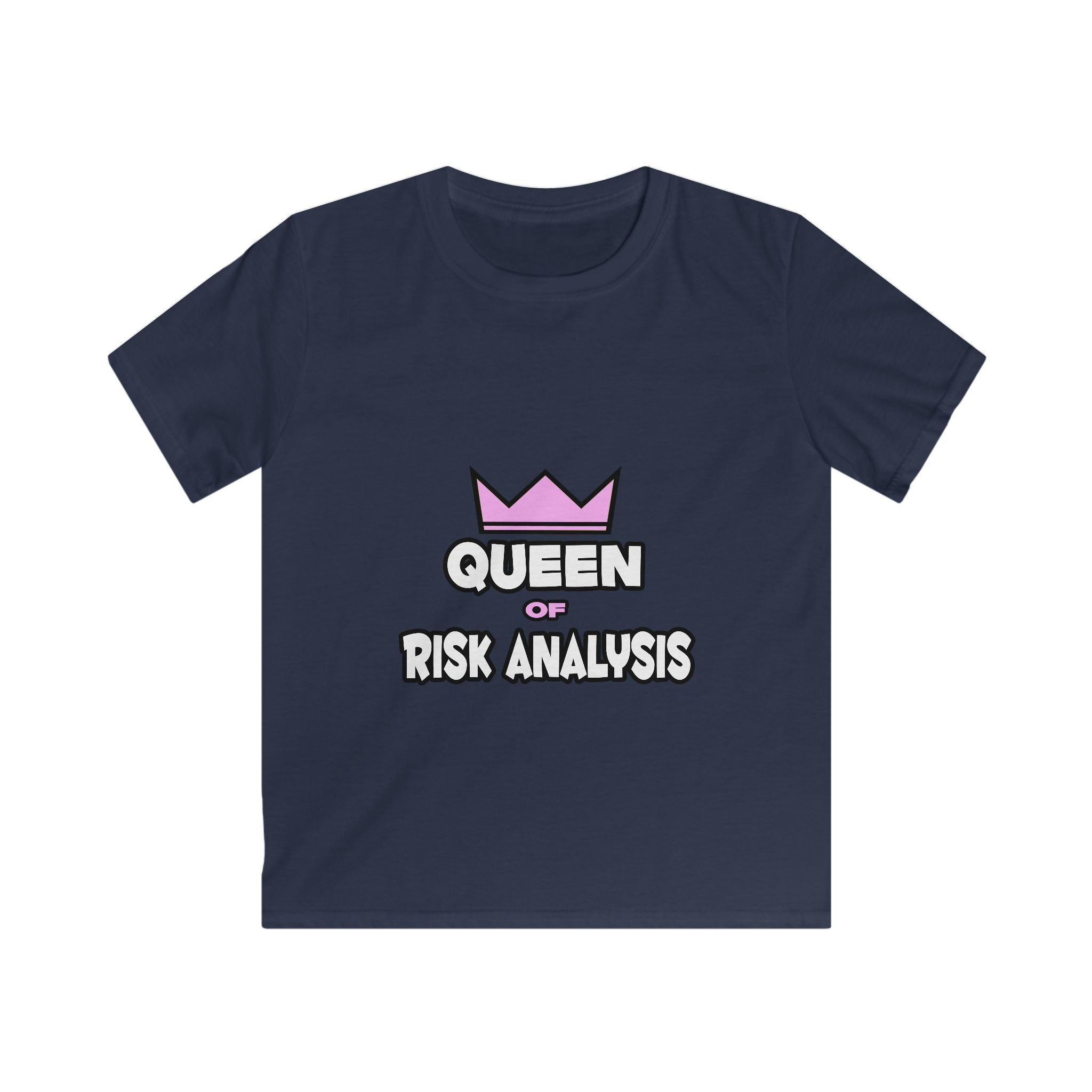 Queen of Risk Analysis - Kids Softstyle Tee