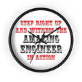 Amazing Engineer In Action - Wall Clock