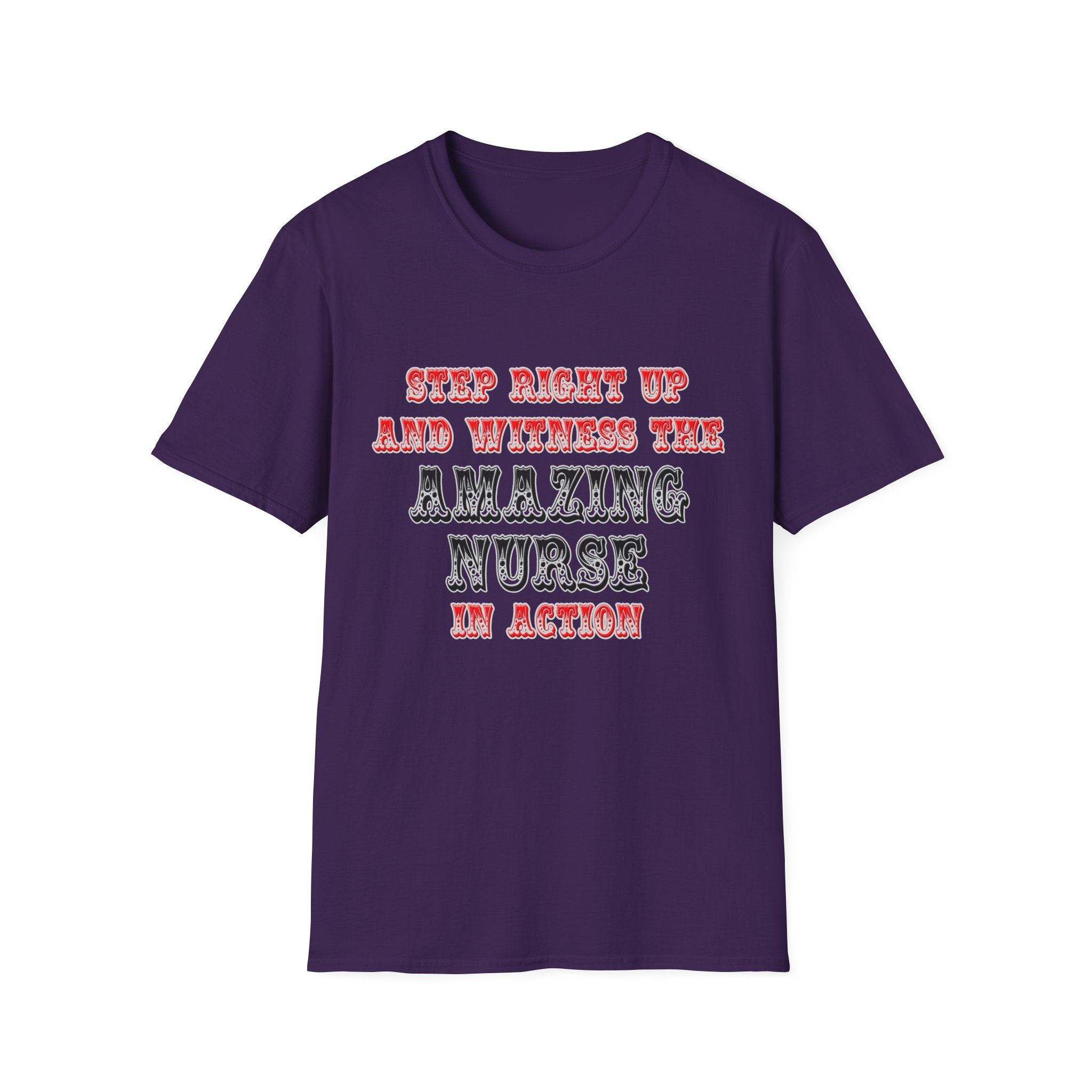 Amazing Nurse In Action - Unisex Softstyle T-Shirt