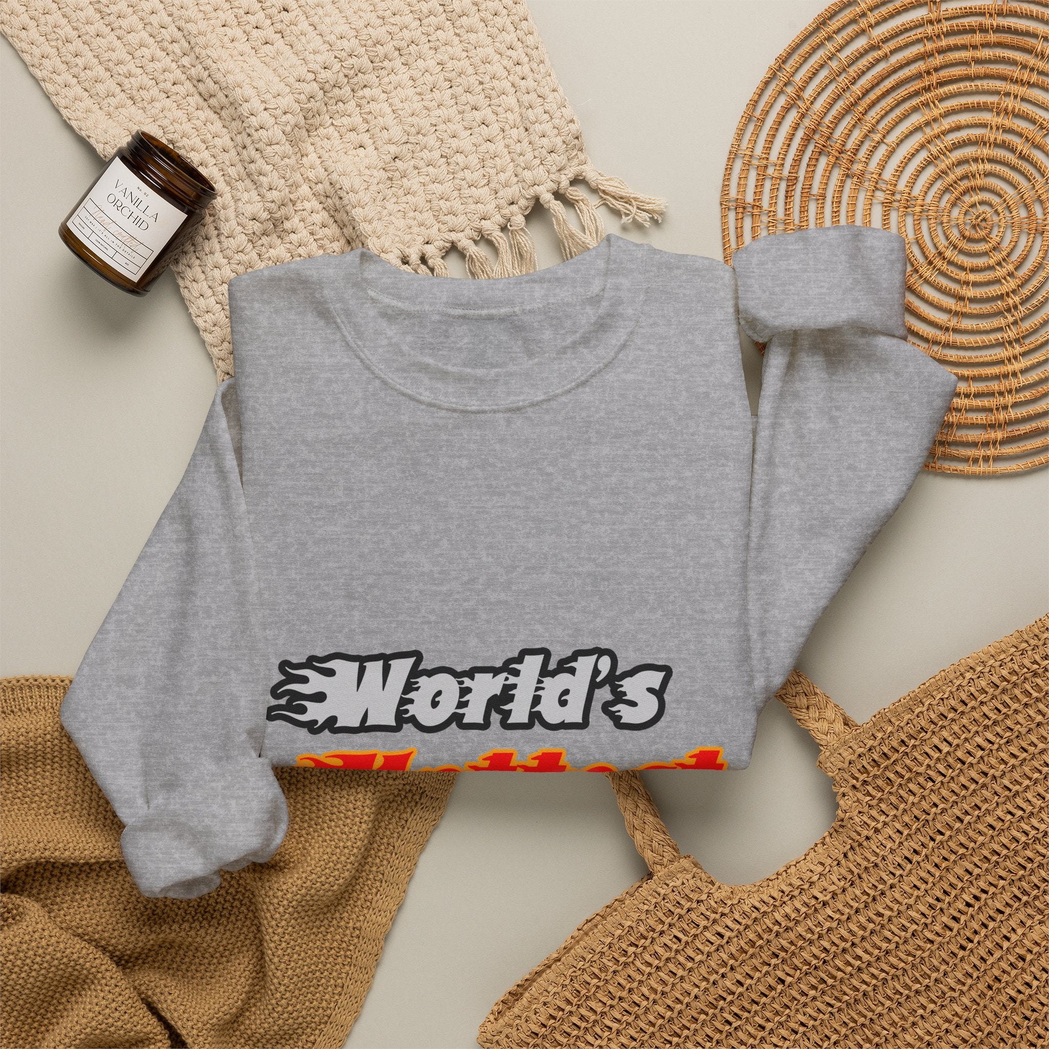 World's Hottest Teacher - Unisex Heavy Blend™ Crewneck Sweatshirt
