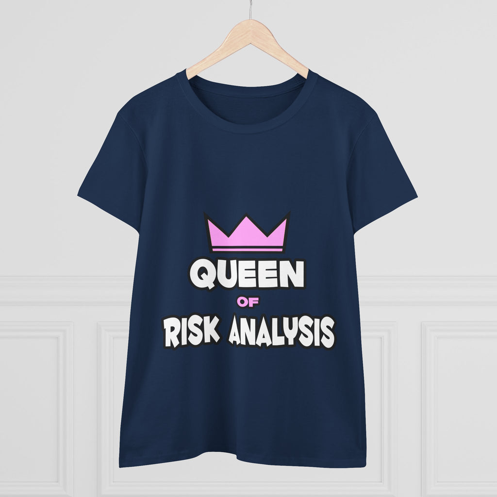 Queen of Risk Analysis - Women's Midweight Cotton Tee