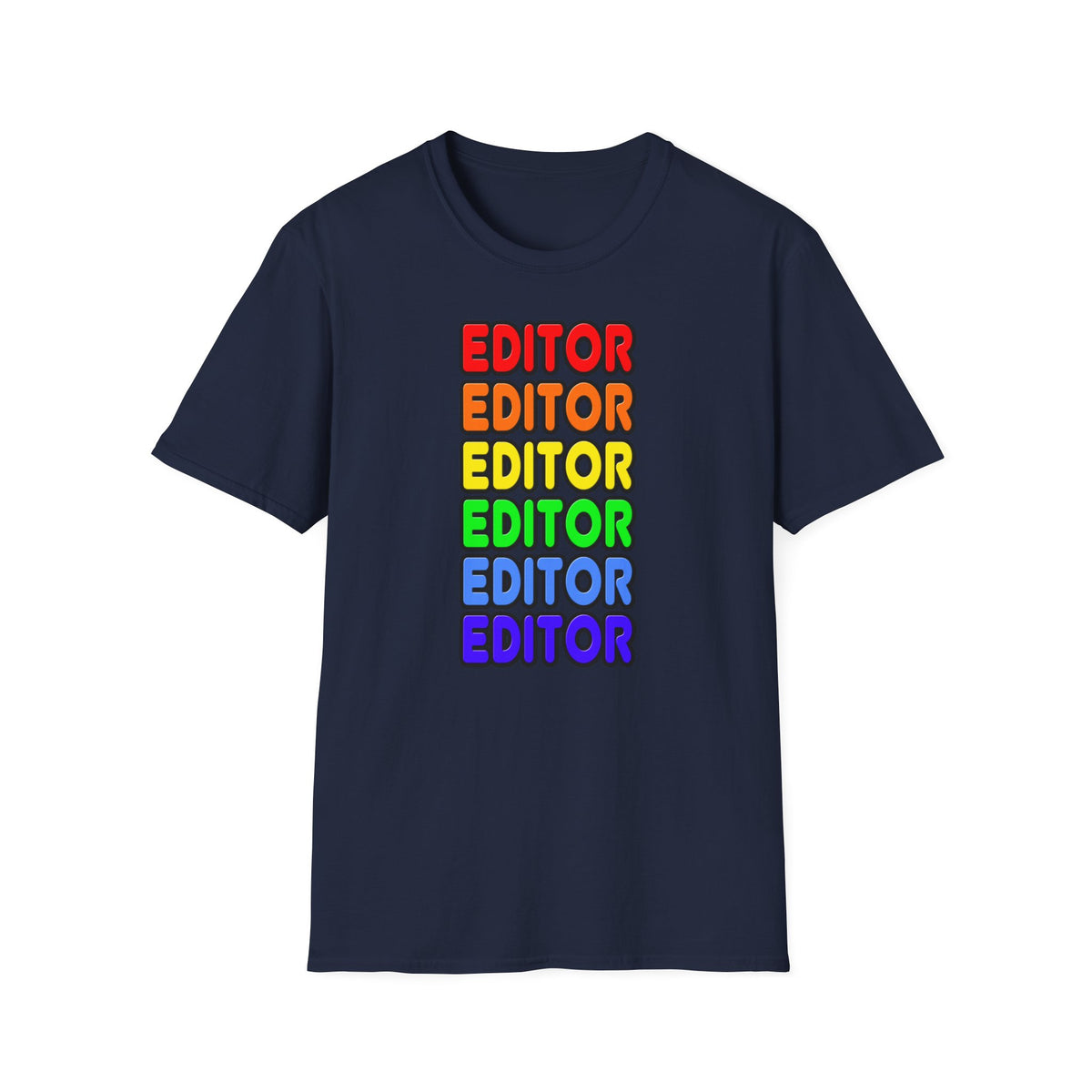 Rainbow Editor - Unisex Softstyle T-Shirt