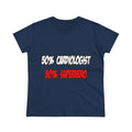 Half Cardiologist...Half Superhero - Women's Midweight Cotton Tee