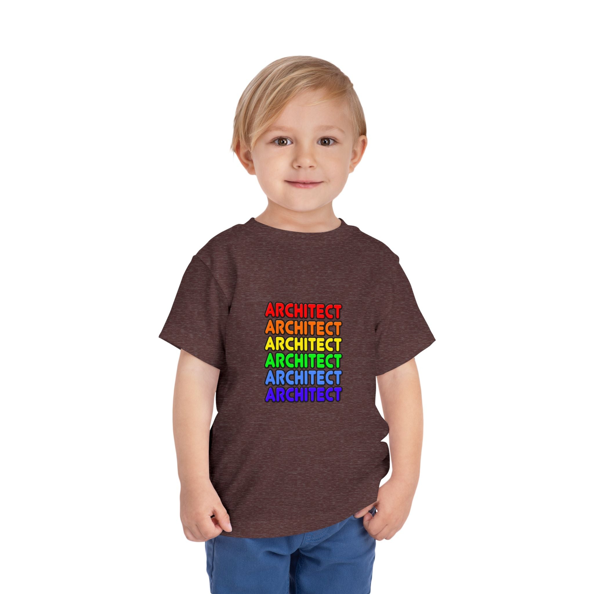 Rainbow Architect - Toddler Short Sleeve Tee