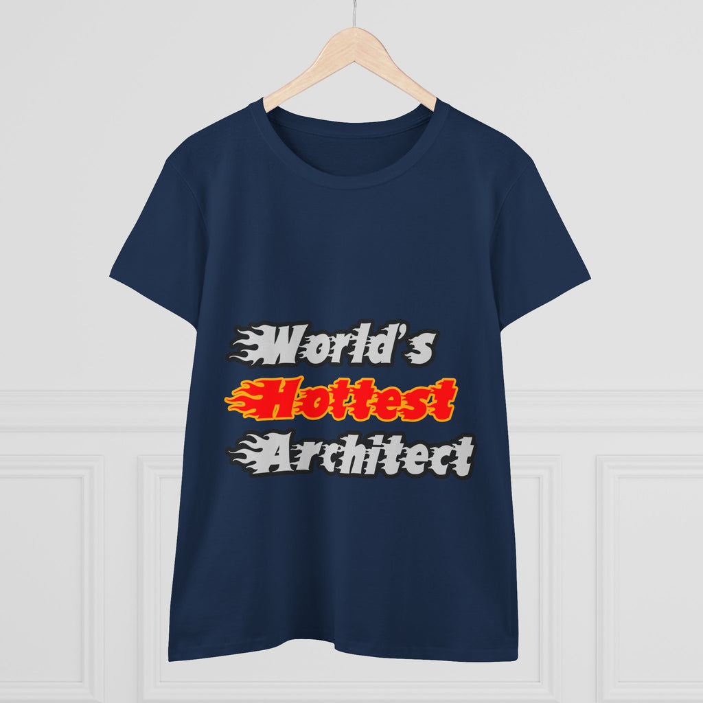 World's Hottest Architect - Women's Midweight Cotton Tee