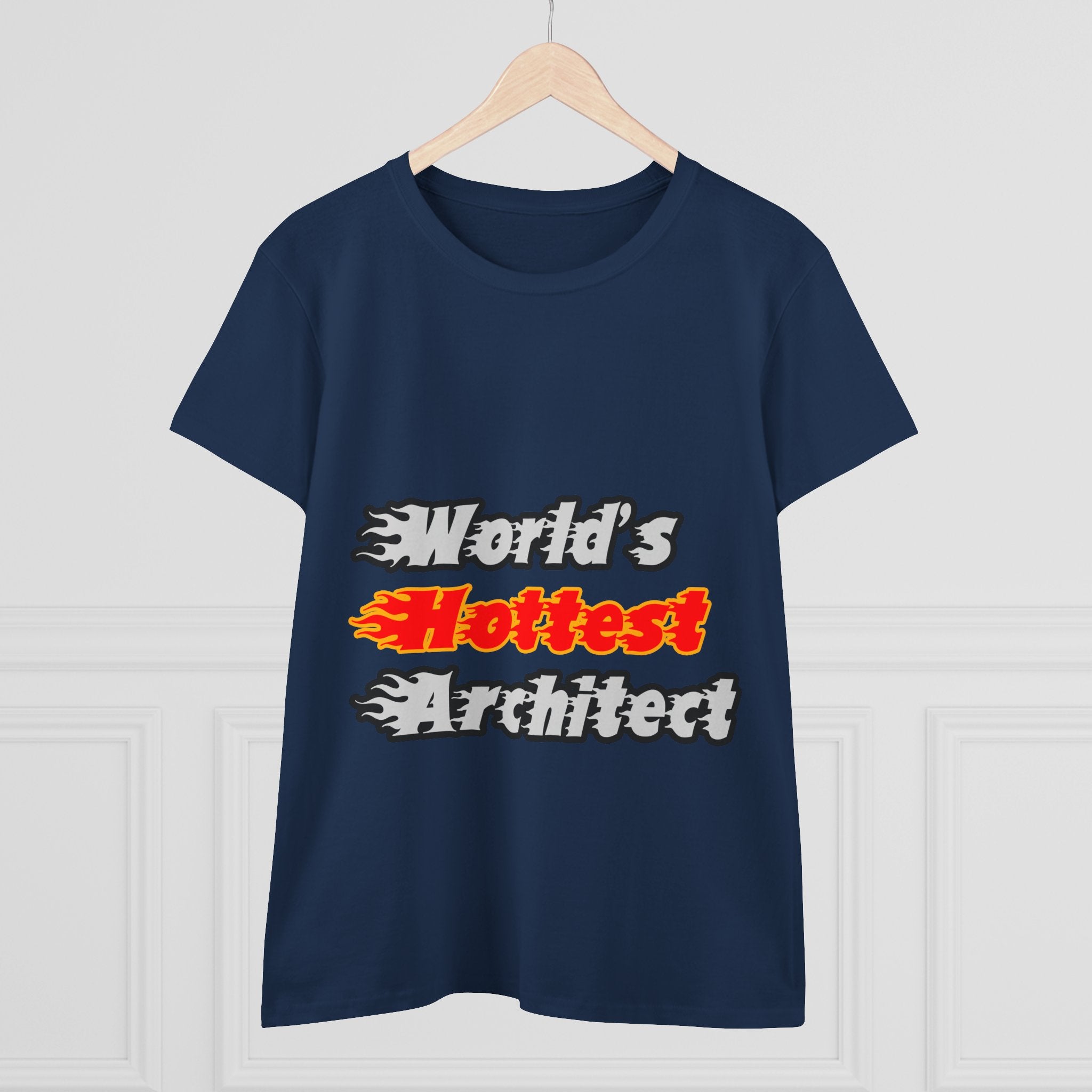 World's Hottest Architect - Women's Midweight Cotton Tee