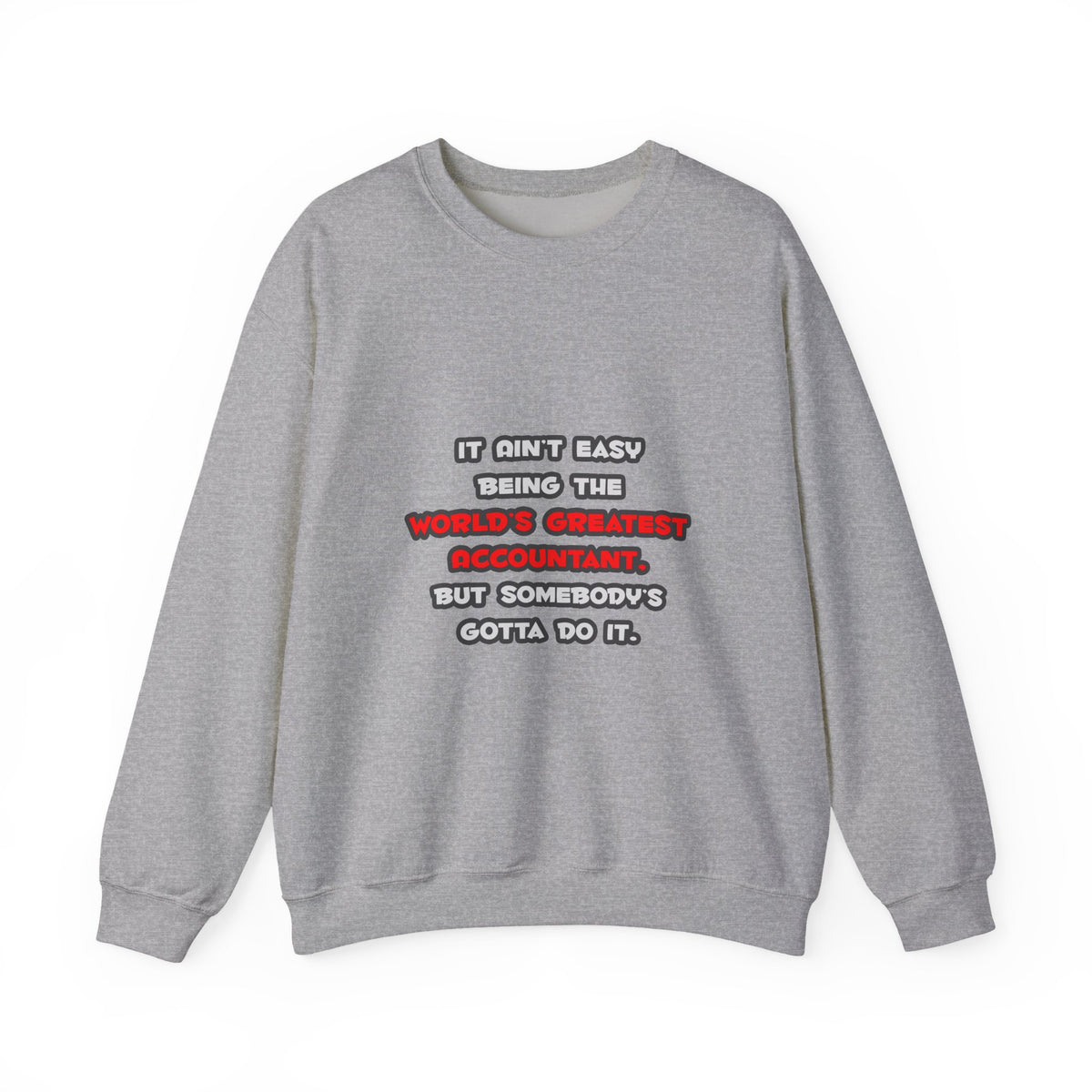 World's Greatest Accountant Joke - Unisex Heavy Blend™ Crewneck Sweatshirt