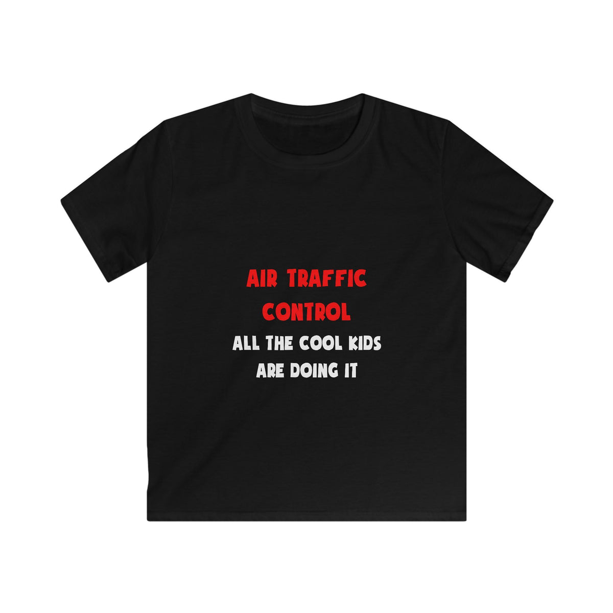 Funny Air Traffic Controller Shirts - Kids Softstyle Tee