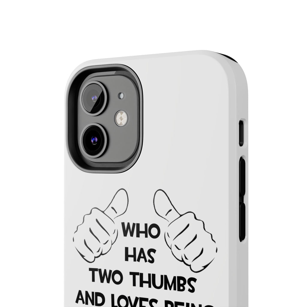 Two Thumbs and Loves Being an Astronomer - Tough Phone Cases