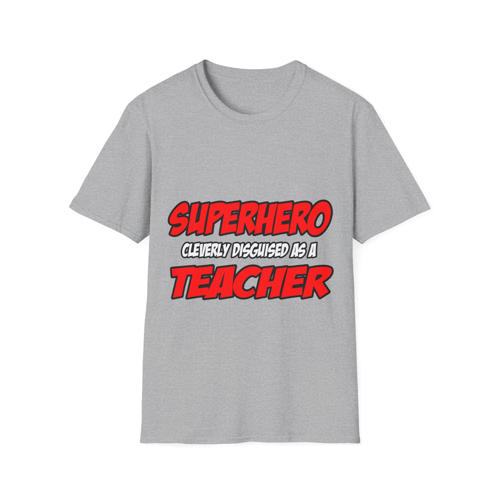 Superhero...Teacher - Unisex Softstyle T-Shirt