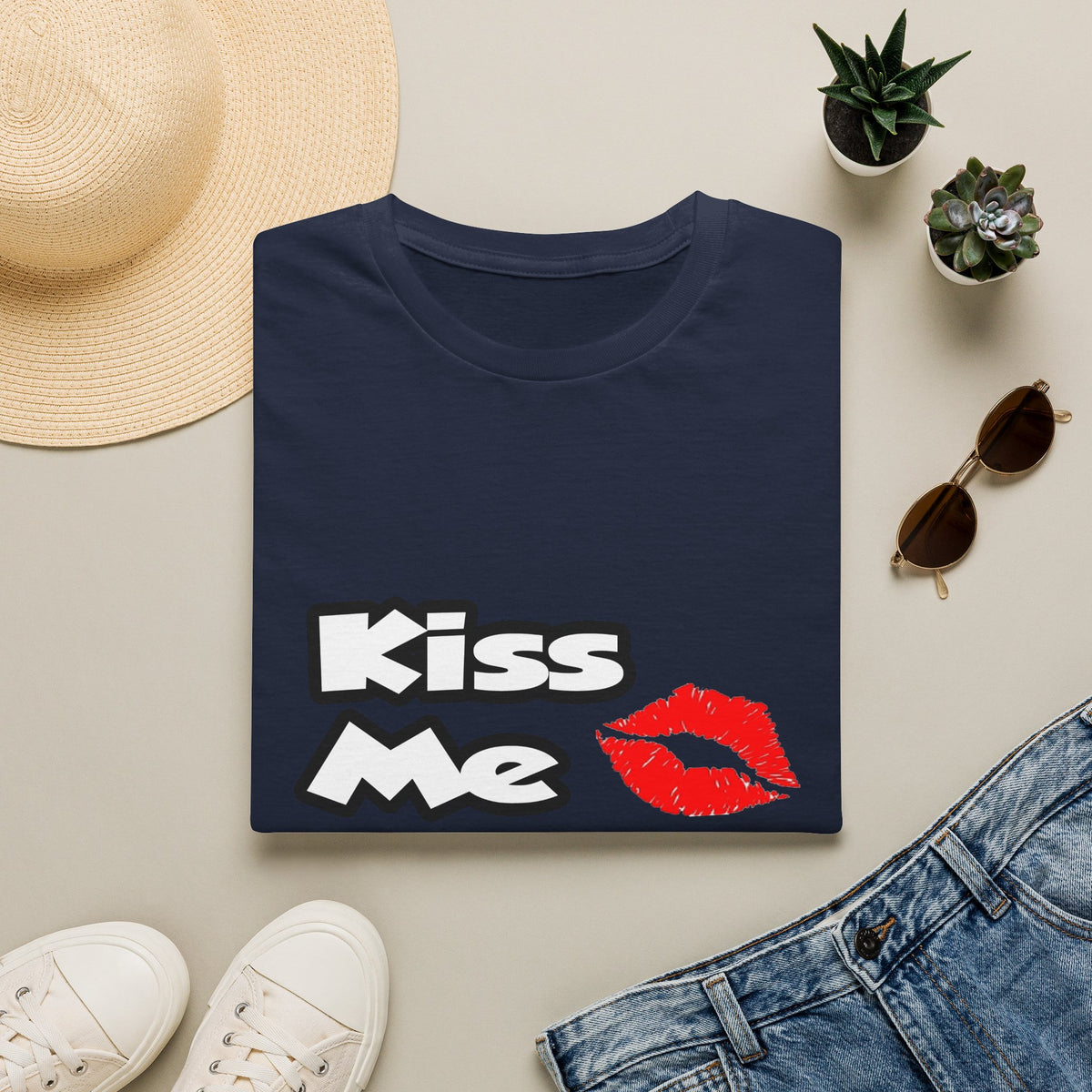 Kiss Me...I Am A Teacher - Unisex Softstyle T-Shirt