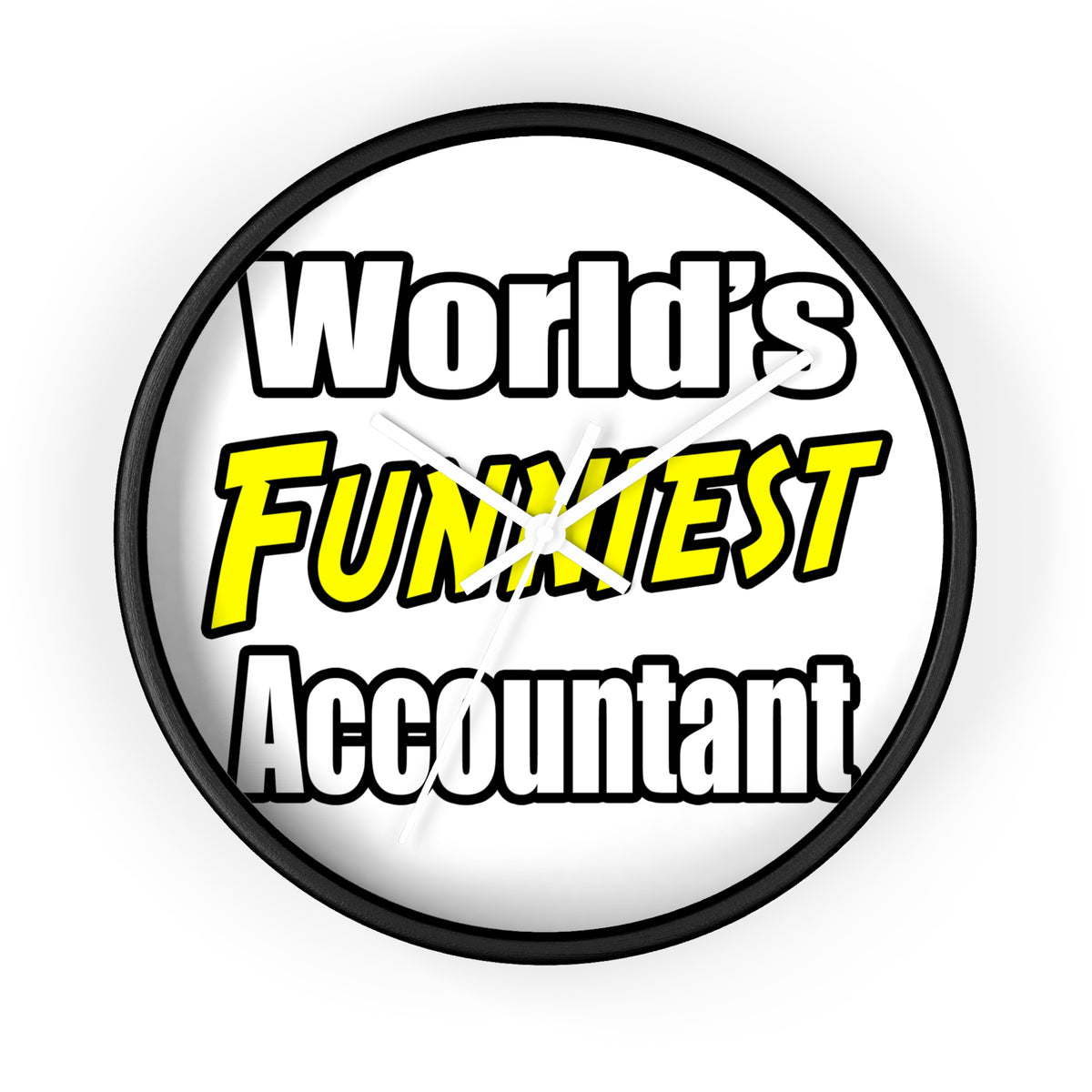 World's Funniest Accountant - Wall Clock