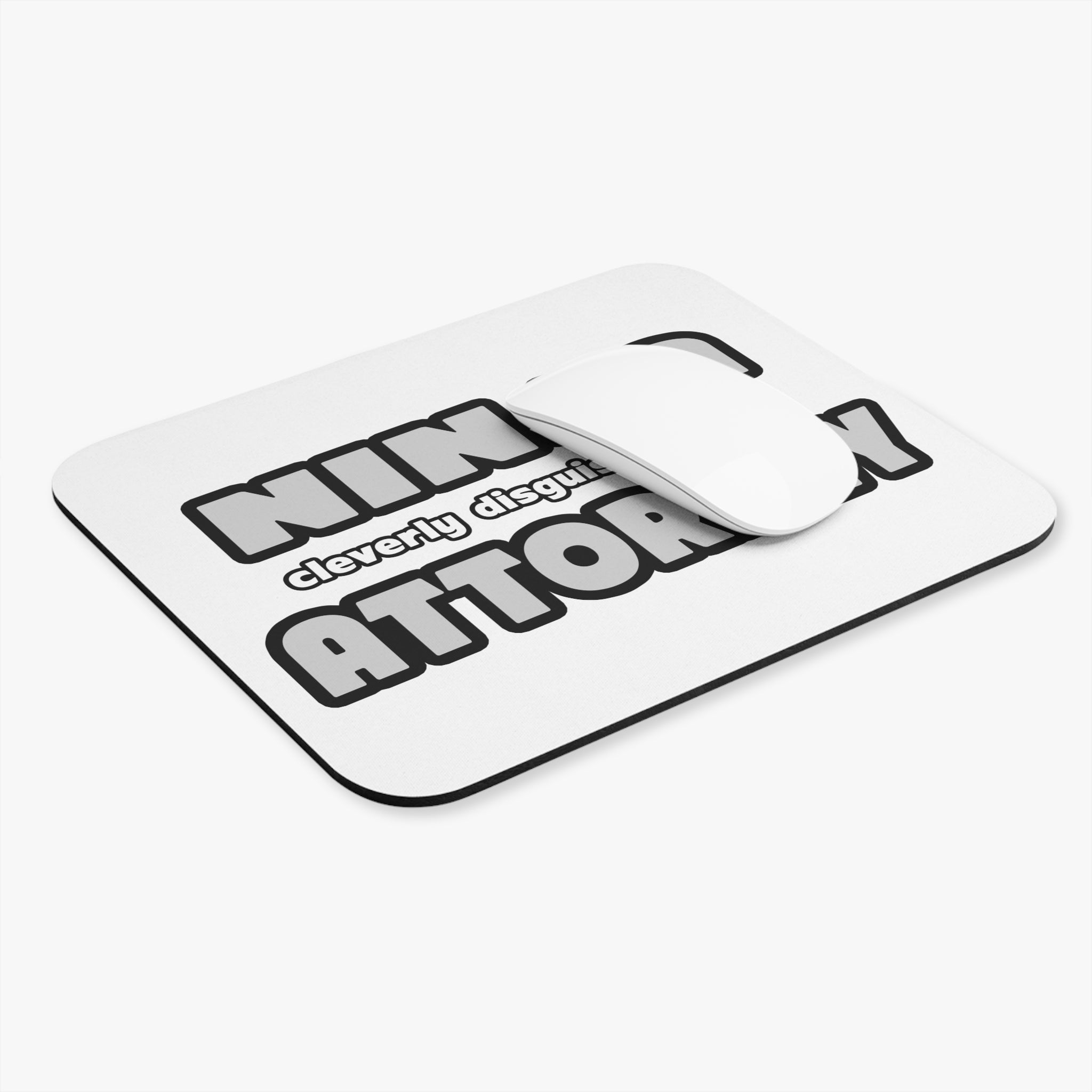 Ninja Cleverly Disguised As An Attorney - Mouse Pad (Rectangle)