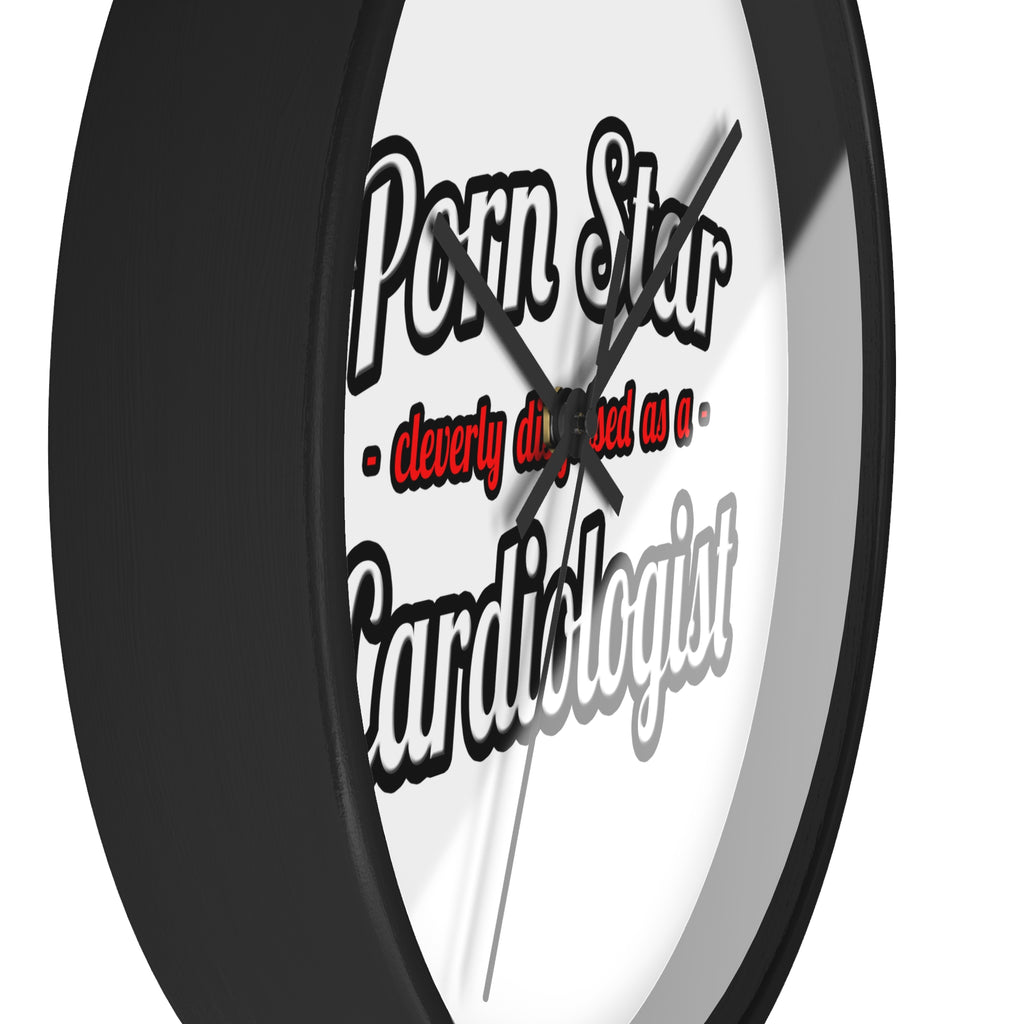 Porn Star...Cardiologist (2) - Wall Clock