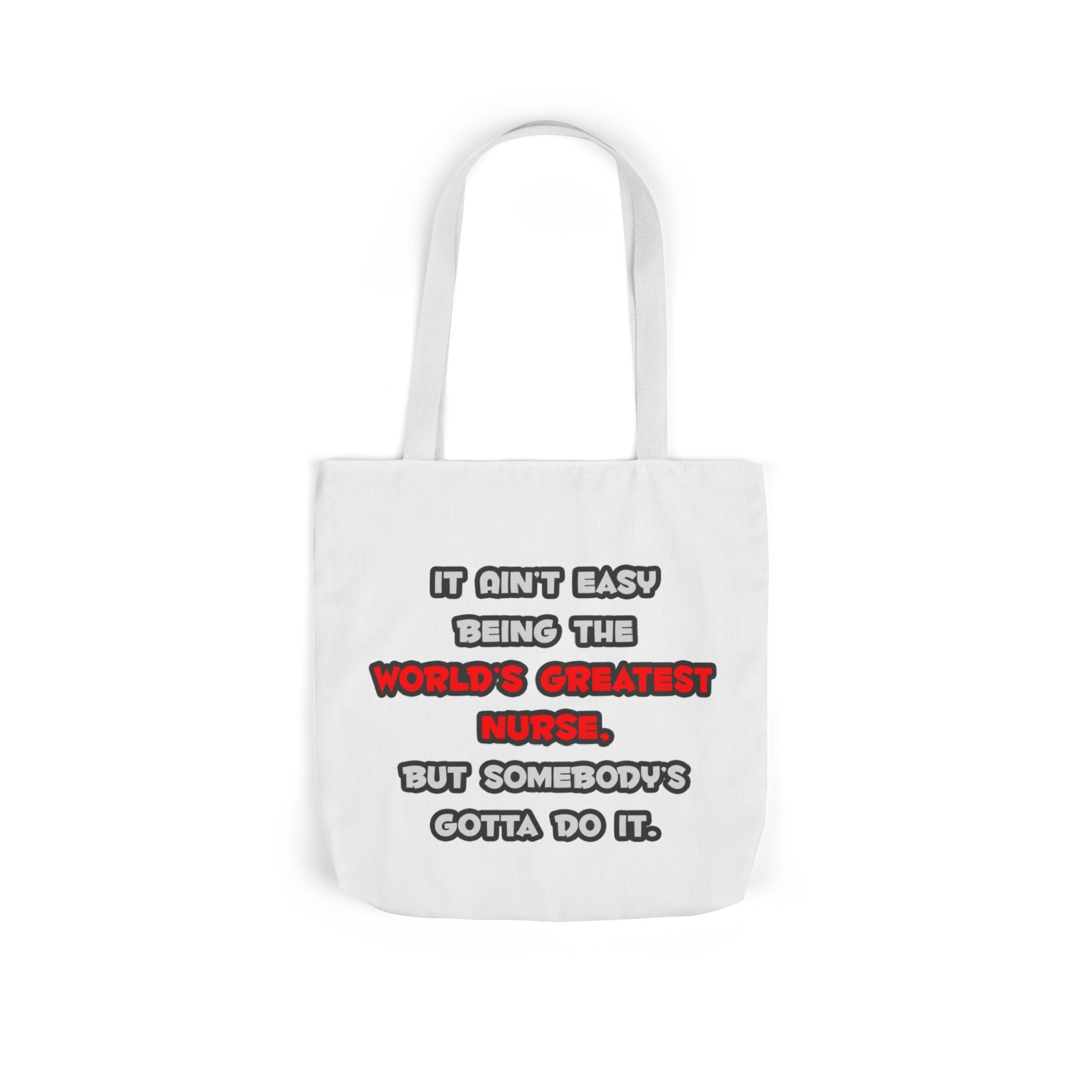 World's Greatest Nurse Joke - Canvas Tote Bag, 5-Color Straps