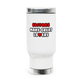 Editors Make Great Lovers - Stainless Steel Travel Mug with Handle, 14oz