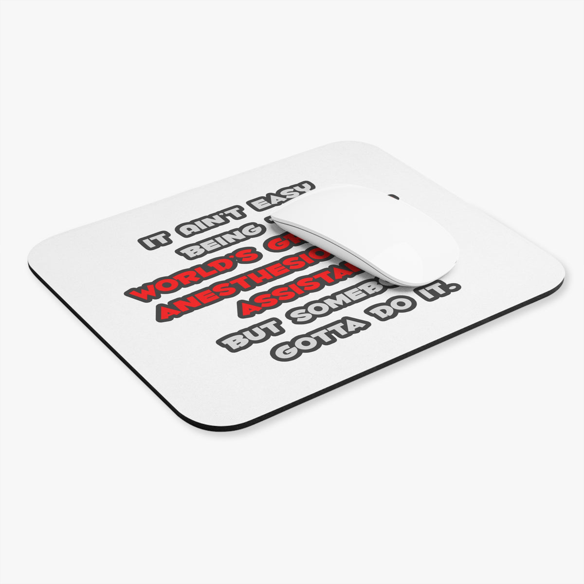 World's Greatest Anesthesiologist Asst Joke - Mouse Pad (Rectangle)