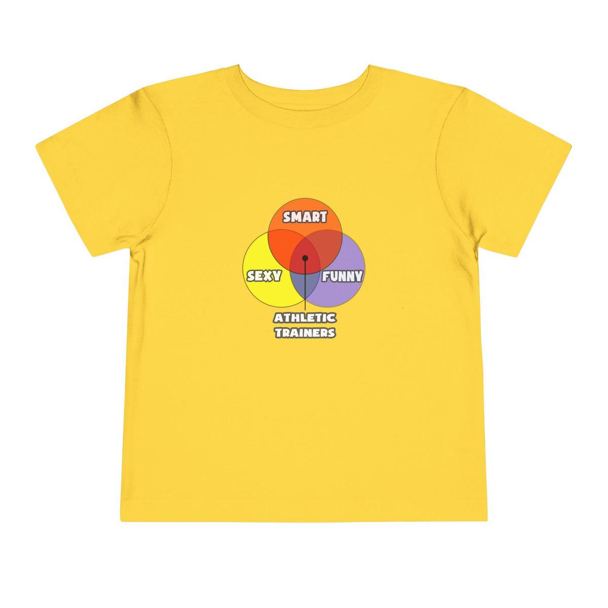 Venn Diagram .. Athletic Trainers - Toddler Short Sleeve Tee