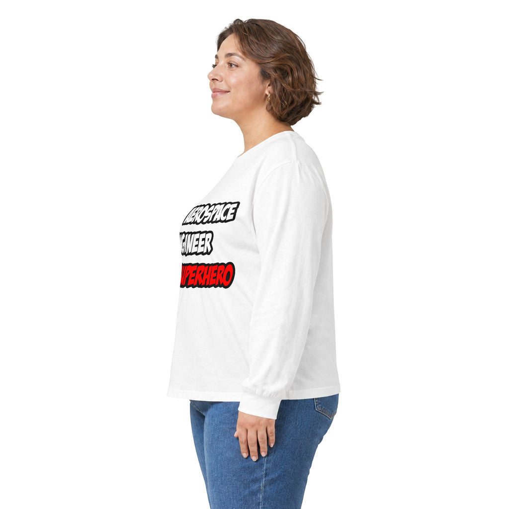 Half Aerospace Engineer...Half Superhero - Unisex Ultra Cotton Long Sleeve Tee