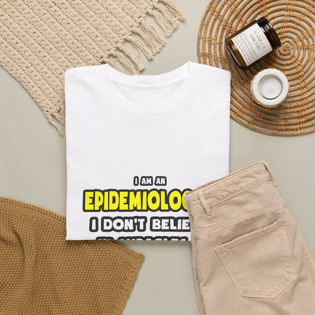 Miracles and Epidemiologists ... Funny - Unisex Heavy Cotton Tee