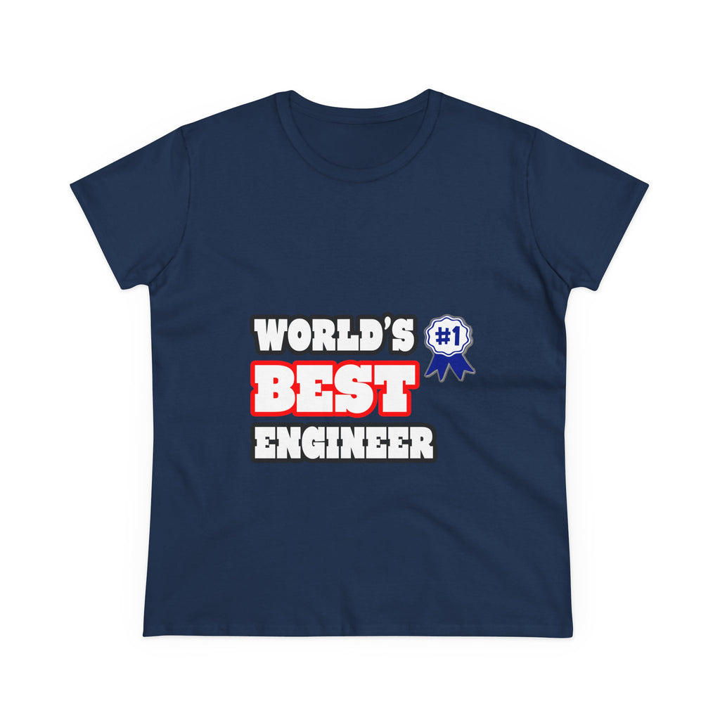 World's Best Engineer - Women's Midweight Cotton Tee