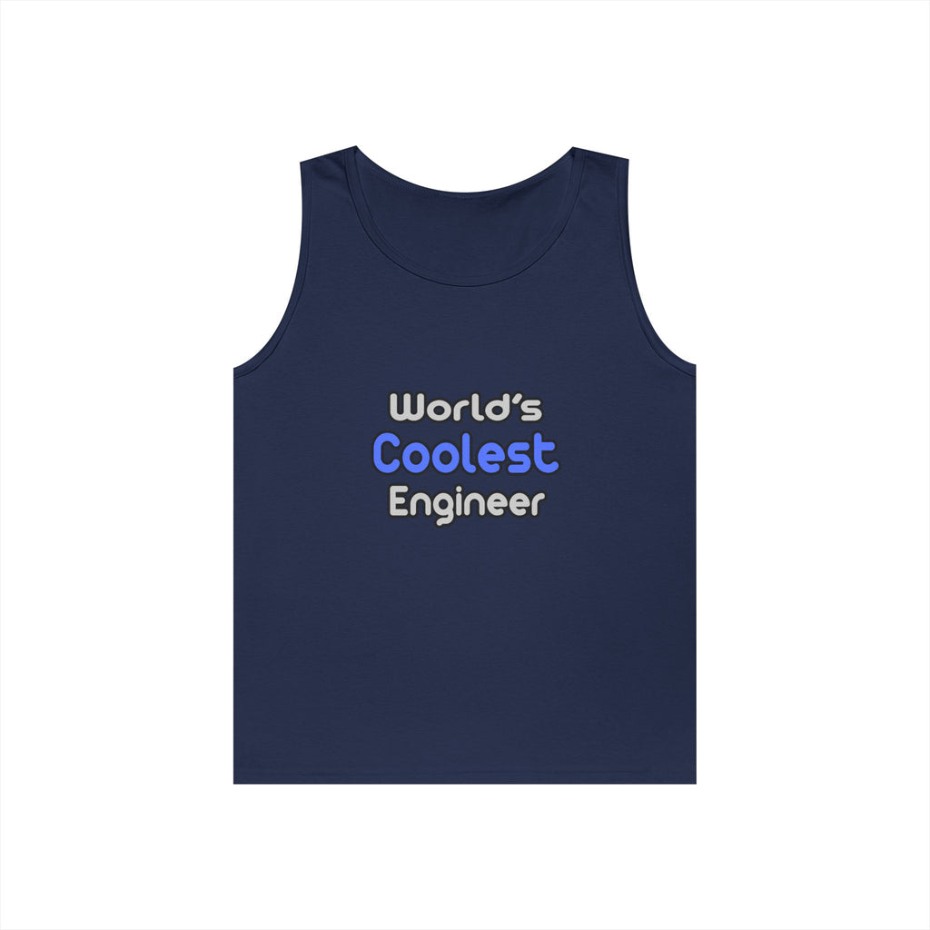 World's Coolest Engineer - Unisex Heavy Cotton Tank Top