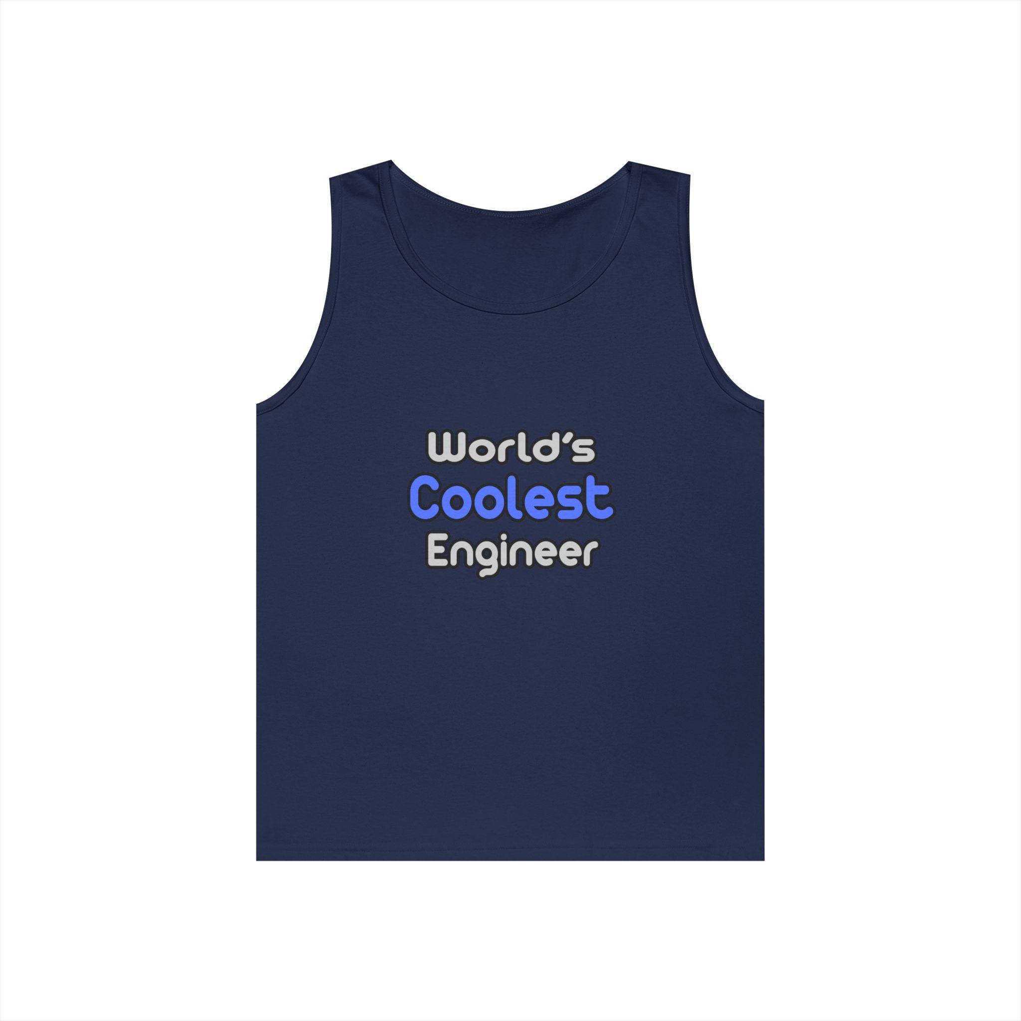 World's Coolest Engineer - Unisex Heavy Cotton Tank Top