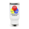 Venn Diagram .. Anesthesiologist Assistants - Stainless Steel Travel Mug with Handle, 14oz