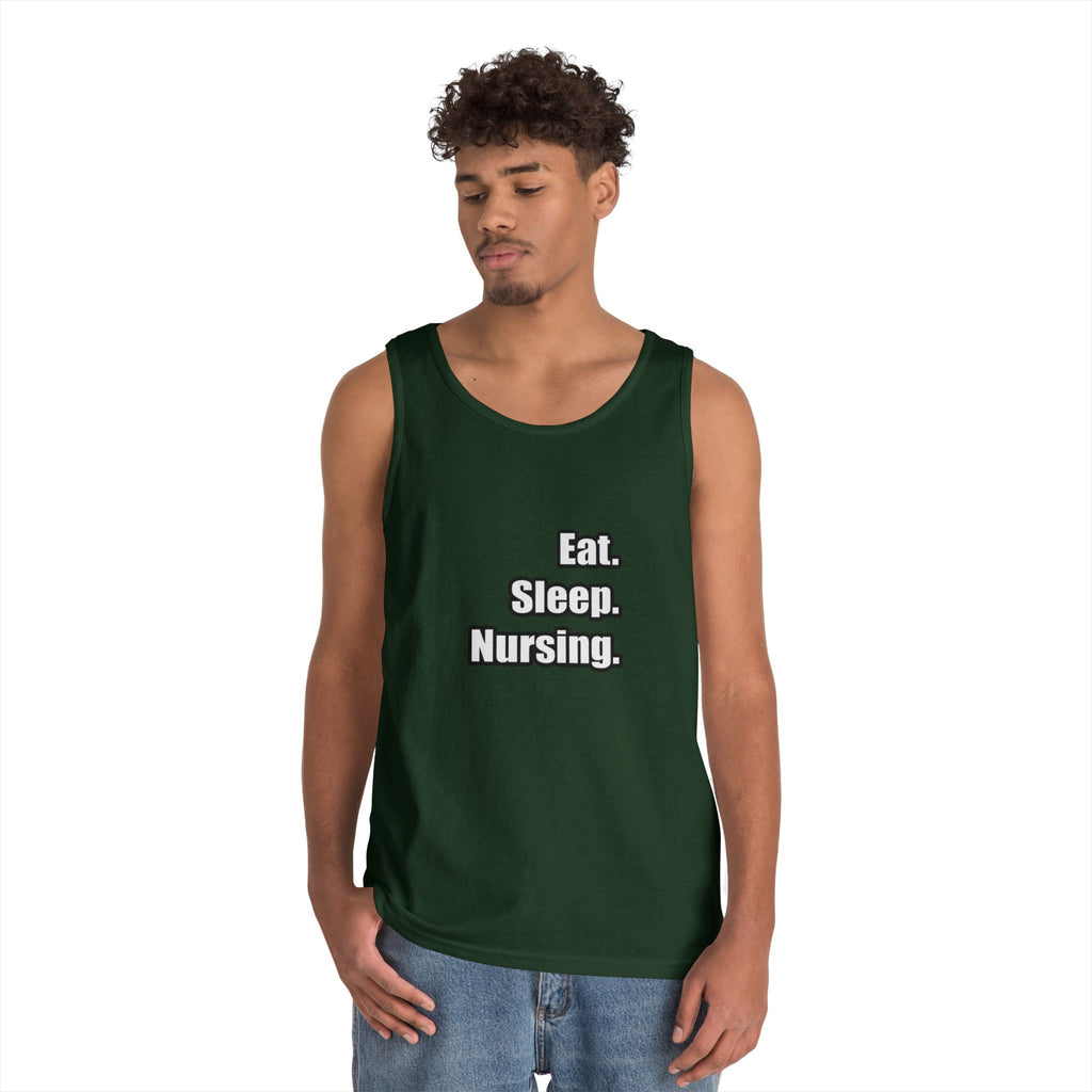 Eat. Sleep. Nursing. - Unisex Heavy Cotton Tank Top